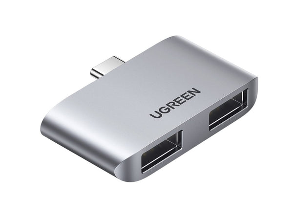 UGREEN USB-C auf 2x USB 3.0 Adapter mit OTG Mini USB Hub für Notebooks