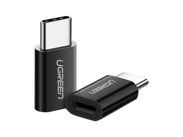 UGREEN USB-C auf Micro USB OTG Adapter für Smartphones - schwarz